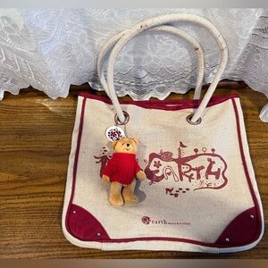 Earth music & ecology linen tote